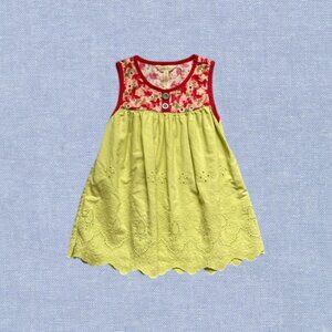 Matilda Jane Butterfly Print Eyelet Tunic Size 8